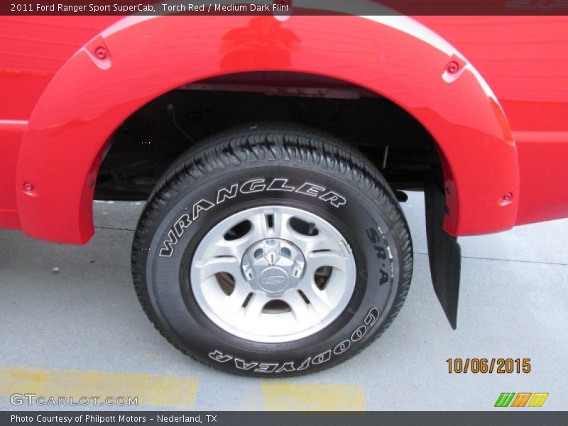 Torch Red / Medium Dark Flint 2011 Ford Ranger Sport SuperCab