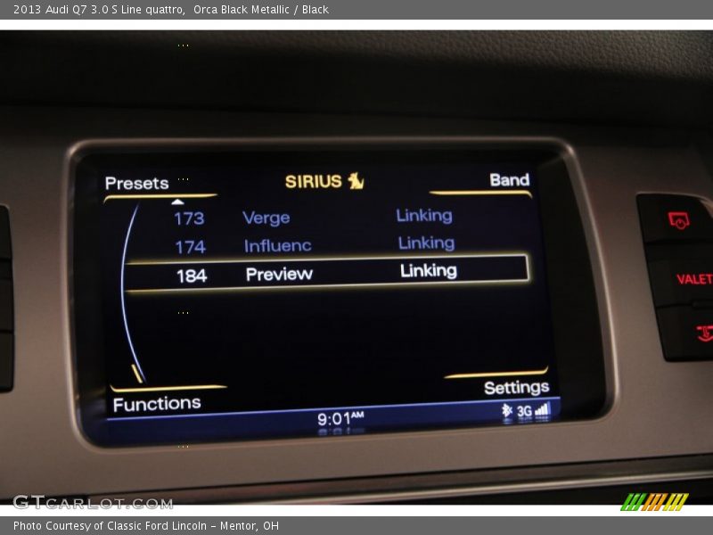 Controls of 2013 Q7 3.0 S Line quattro