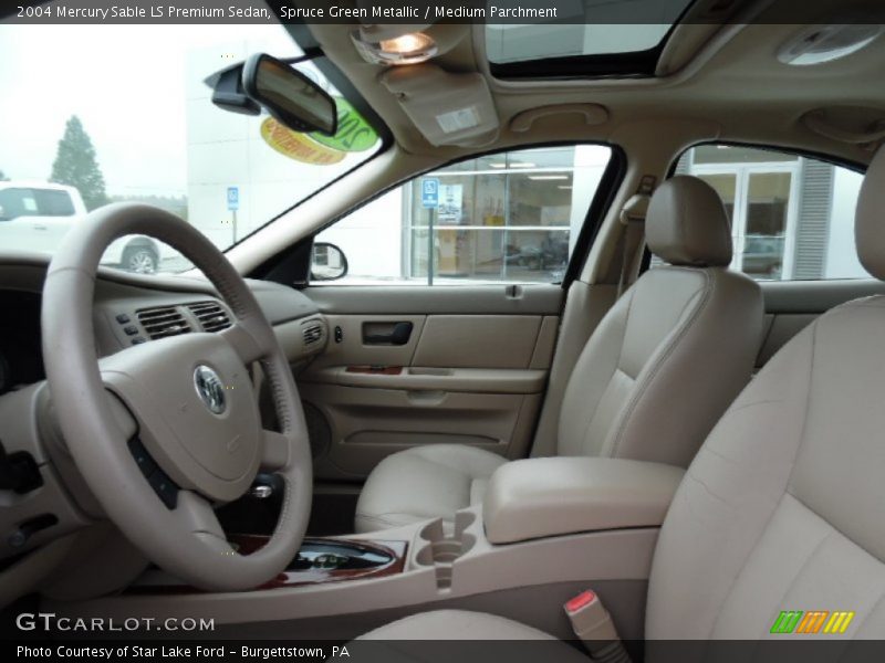 Spruce Green Metallic / Medium Parchment 2004 Mercury Sable LS Premium Sedan