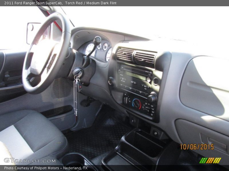 Torch Red / Medium Dark Flint 2011 Ford Ranger Sport SuperCab