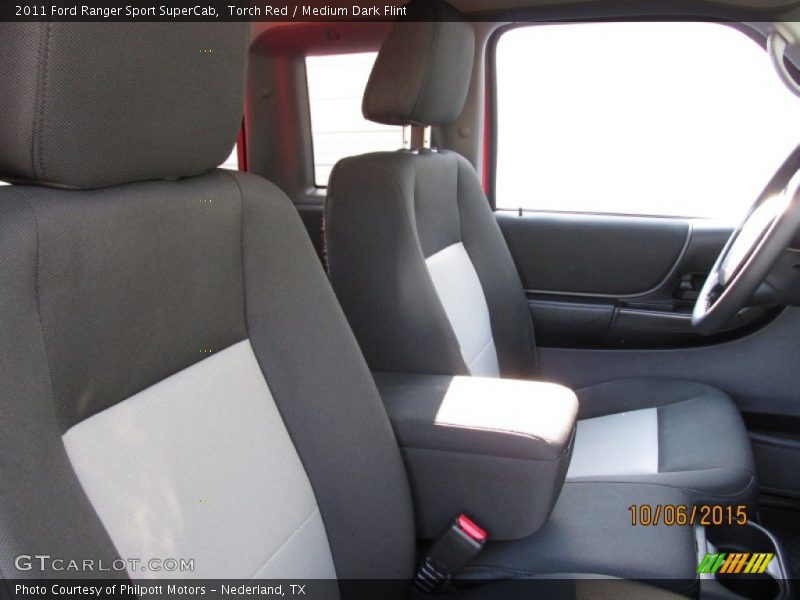 Torch Red / Medium Dark Flint 2011 Ford Ranger Sport SuperCab