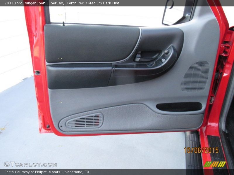 Torch Red / Medium Dark Flint 2011 Ford Ranger Sport SuperCab