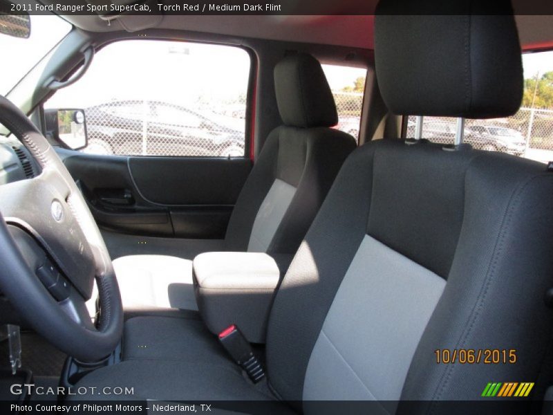 Torch Red / Medium Dark Flint 2011 Ford Ranger Sport SuperCab
