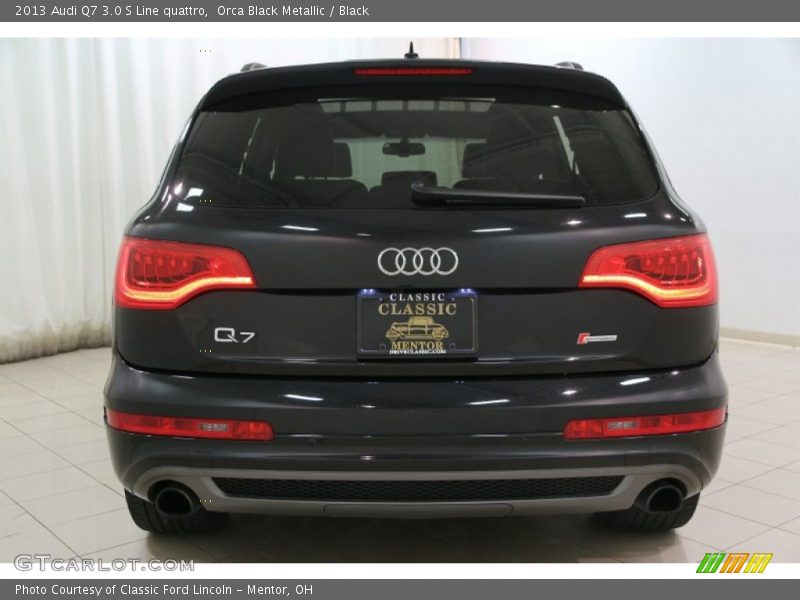 Orca Black Metallic / Black 2013 Audi Q7 3.0 S Line quattro