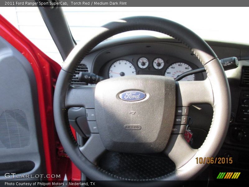 Torch Red / Medium Dark Flint 2011 Ford Ranger Sport SuperCab