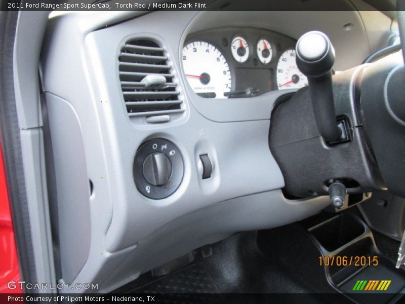 Torch Red / Medium Dark Flint 2011 Ford Ranger Sport SuperCab