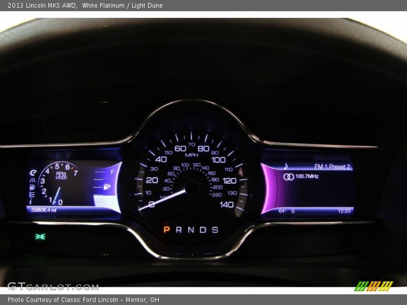 White Platinum / Light Dune 2013 Lincoln MKS AWD