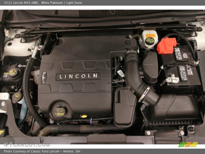 White Platinum / Light Dune 2013 Lincoln MKS AWD