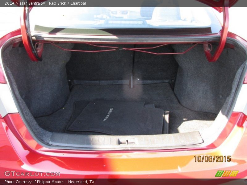 Red Brick / Charcoal 2014 Nissan Sentra SV