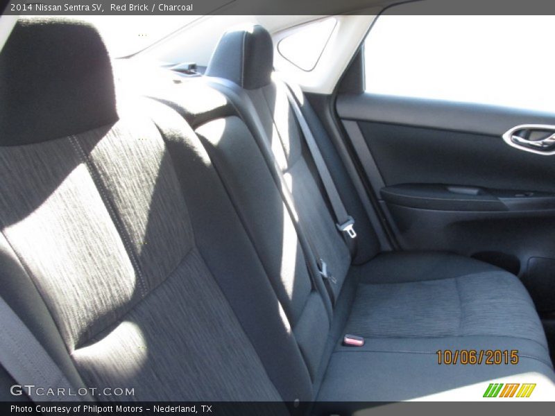Red Brick / Charcoal 2014 Nissan Sentra SV