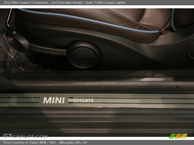 Iced Chocolate Metallic / Dark Truffle Lounge Leather 2013 Mini Cooper S Convertible