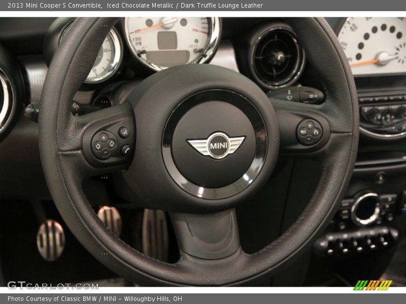 Iced Chocolate Metallic / Dark Truffle Lounge Leather 2013 Mini Cooper S Convertible