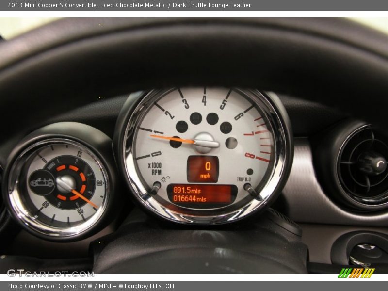Iced Chocolate Metallic / Dark Truffle Lounge Leather 2013 Mini Cooper S Convertible