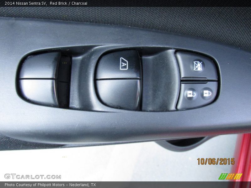Red Brick / Charcoal 2014 Nissan Sentra SV