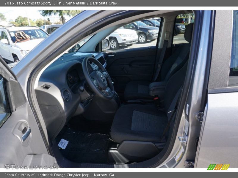 Billet Silver Metallic / Dark Slate Gray 2016 Jeep Compass Sport