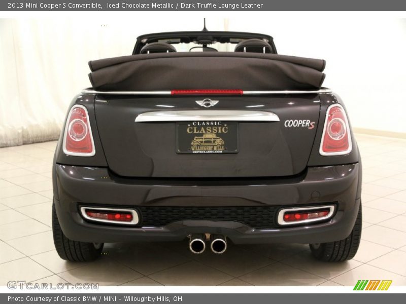Iced Chocolate Metallic / Dark Truffle Lounge Leather 2013 Mini Cooper S Convertible