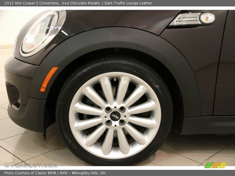Iced Chocolate Metallic / Dark Truffle Lounge Leather 2013 Mini Cooper S Convertible