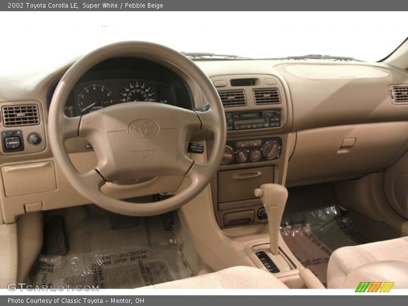 Dashboard of 2002 Corolla LE