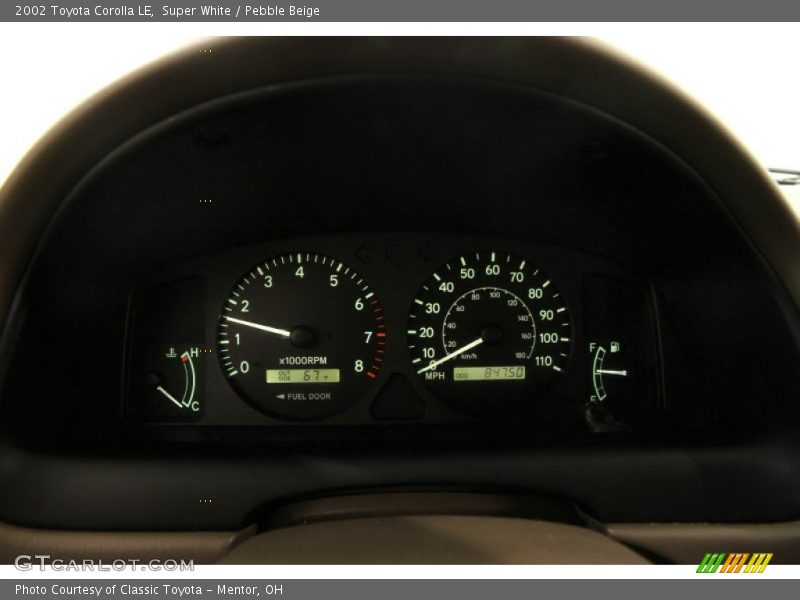  2002 Corolla LE LE Gauges