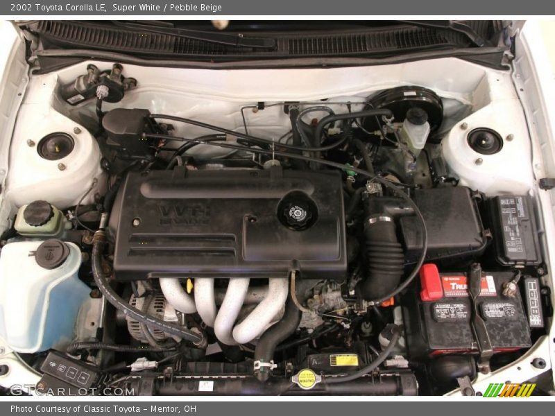  2002 Corolla LE Engine - 1.8 Liter DOHC 16-Valve 4 Cylinder