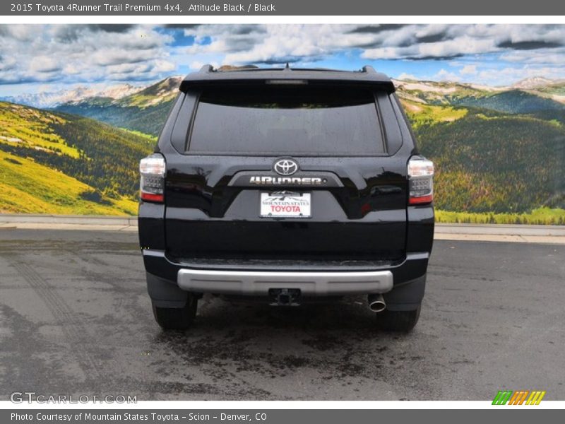 Attitude Black / Black 2015 Toyota 4Runner Trail Premium 4x4