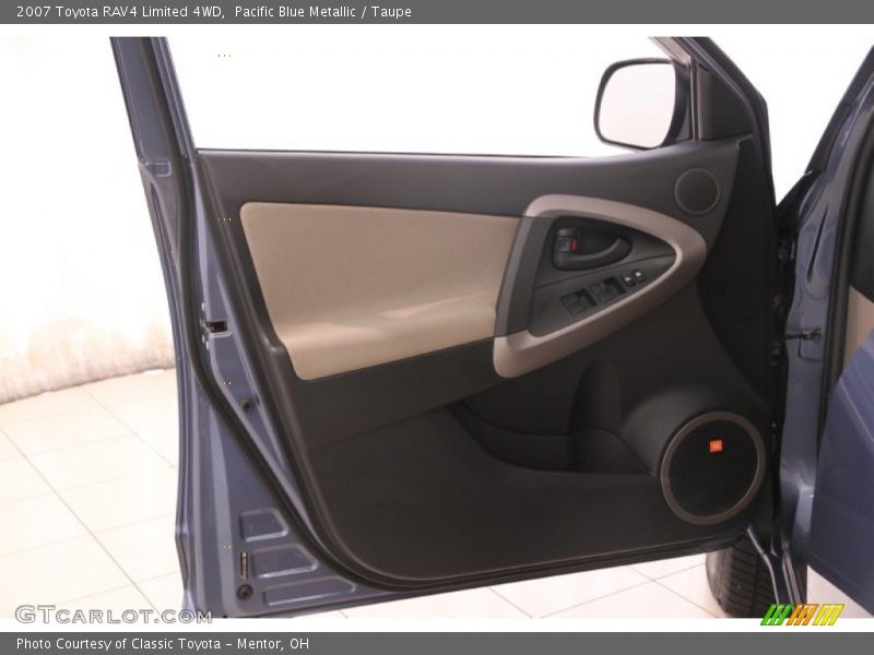 Pacific Blue Metallic / Taupe 2007 Toyota RAV4 Limited 4WD