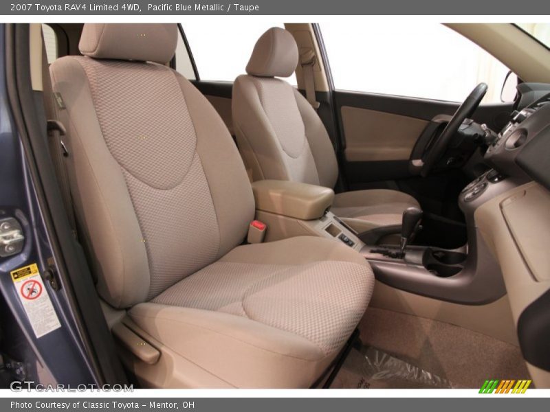 Pacific Blue Metallic / Taupe 2007 Toyota RAV4 Limited 4WD