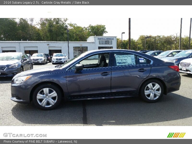 Carbide Gray Metallic / Slate Black 2016 Subaru Legacy 2.5i