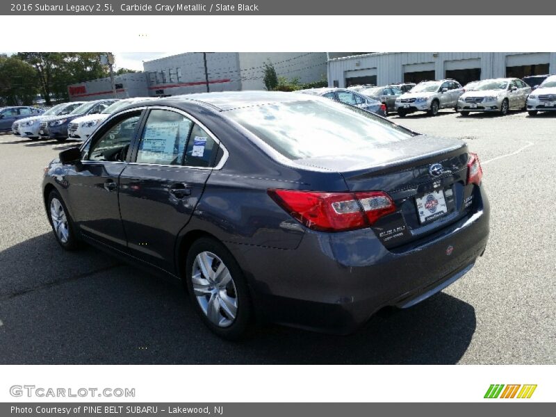 Carbide Gray Metallic / Slate Black 2016 Subaru Legacy 2.5i