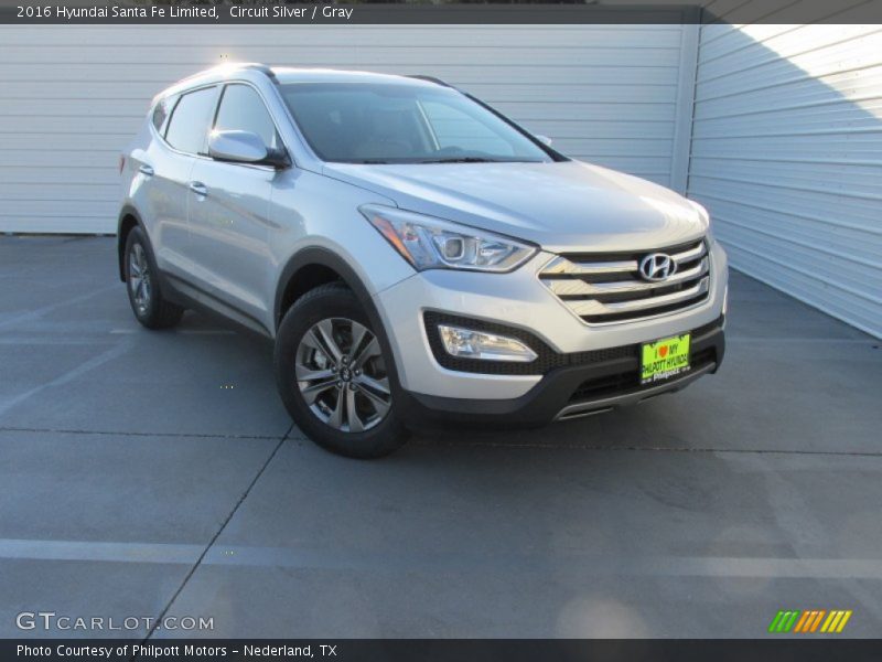 Circuit Silver / Gray 2016 Hyundai Santa Fe Limited