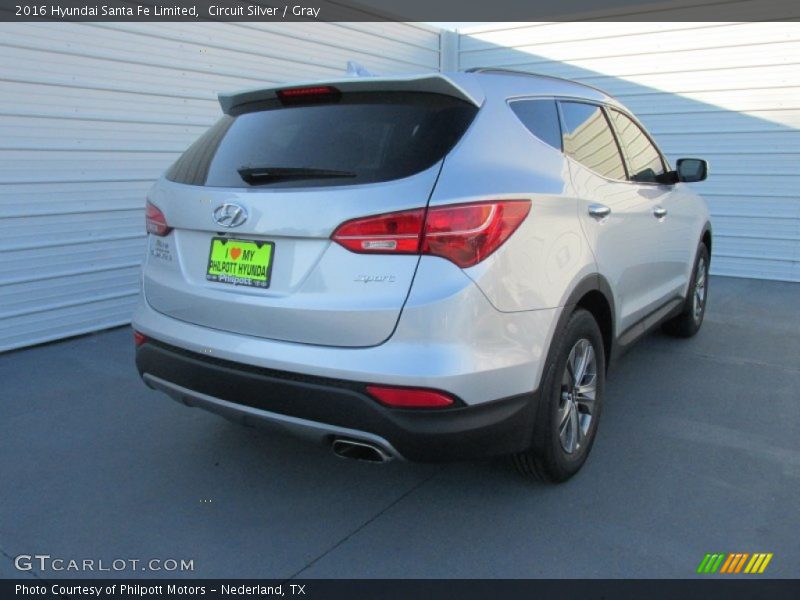 Circuit Silver / Gray 2016 Hyundai Santa Fe Limited