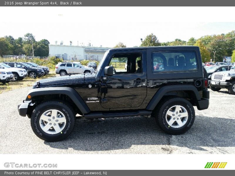 Black / Black 2016 Jeep Wrangler Sport 4x4