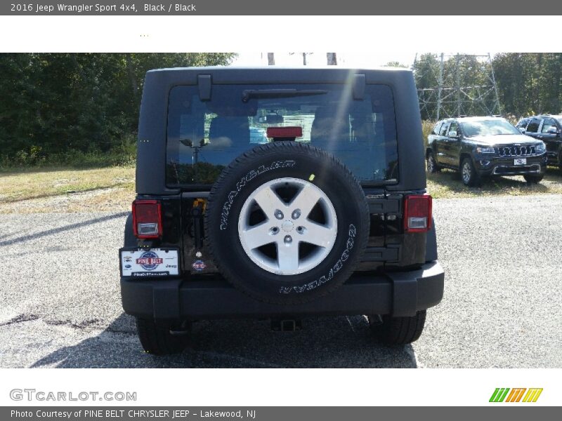 Black / Black 2016 Jeep Wrangler Sport 4x4