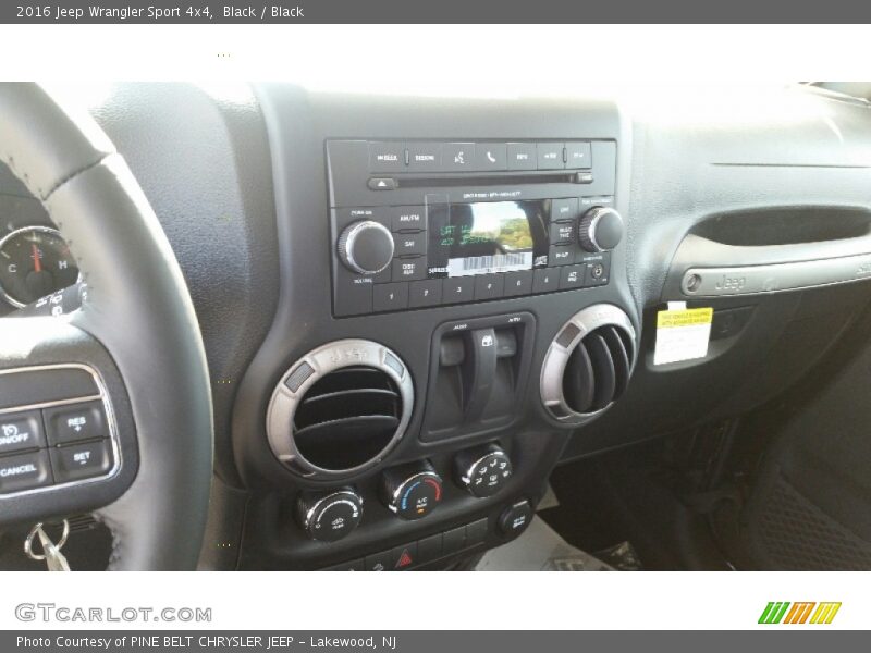 Black / Black 2016 Jeep Wrangler Sport 4x4