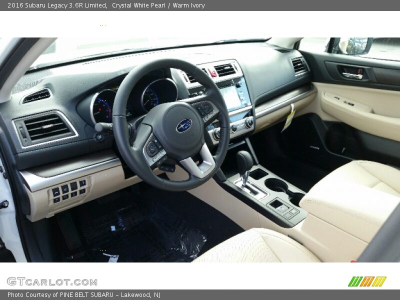 Crystal White Pearl / Warm Ivory 2016 Subaru Legacy 3.6R Limited