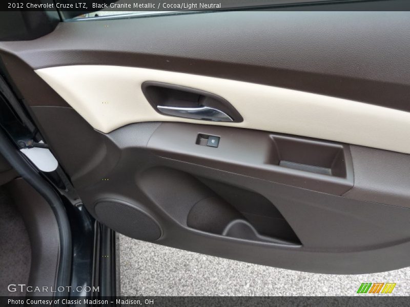 Black Granite Metallic / Cocoa/Light Neutral 2012 Chevrolet Cruze LTZ