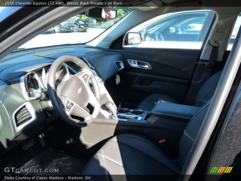 Mosaic Black Metallic / Jet Black 2016 Chevrolet Equinox LTZ AWD