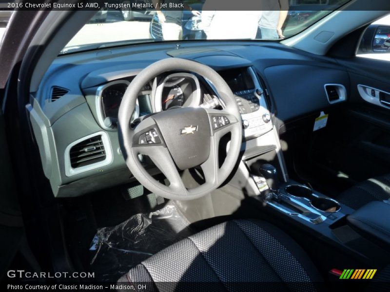 Tungsten Metallic / Jet Black 2016 Chevrolet Equinox LS AWD