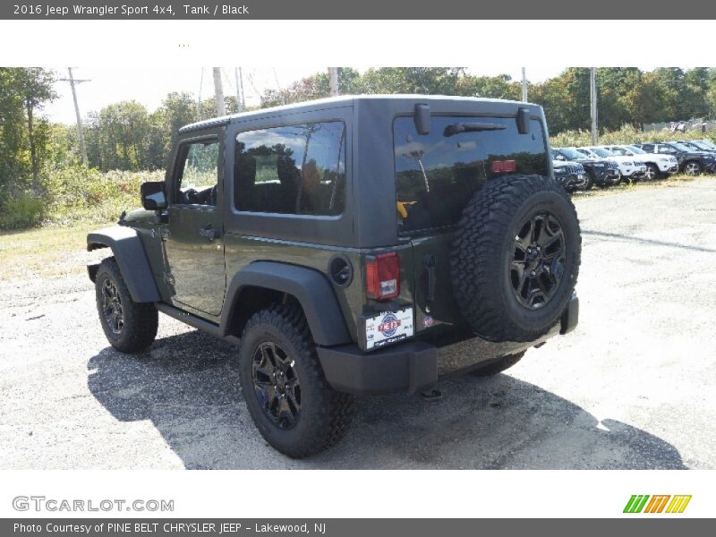 Tank / Black 2016 Jeep Wrangler Sport 4x4