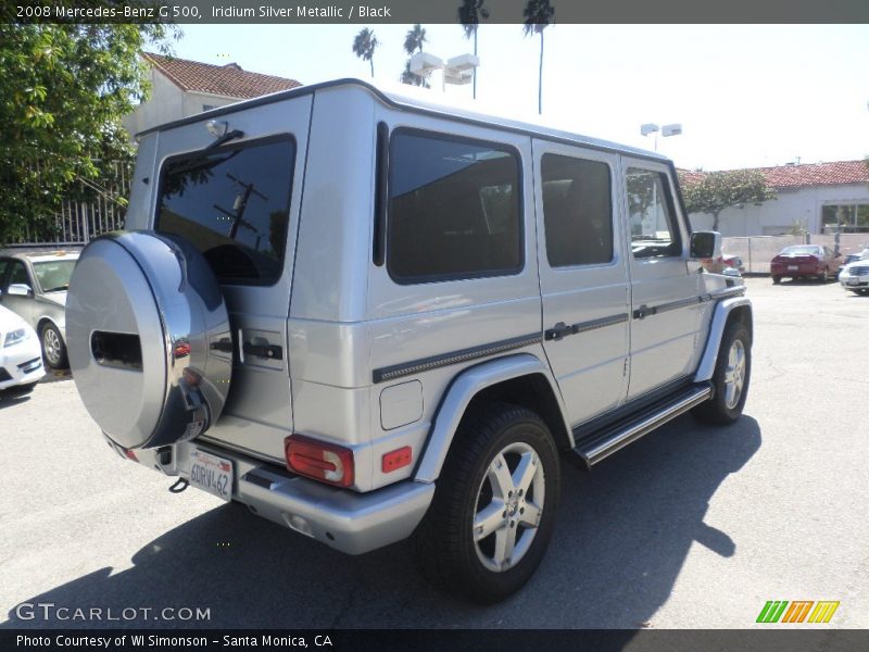 Iridium Silver Metallic / Black 2008 Mercedes-Benz G 500