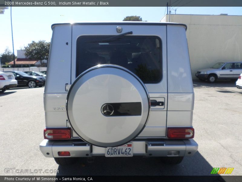 Iridium Silver Metallic / Black 2008 Mercedes-Benz G 500