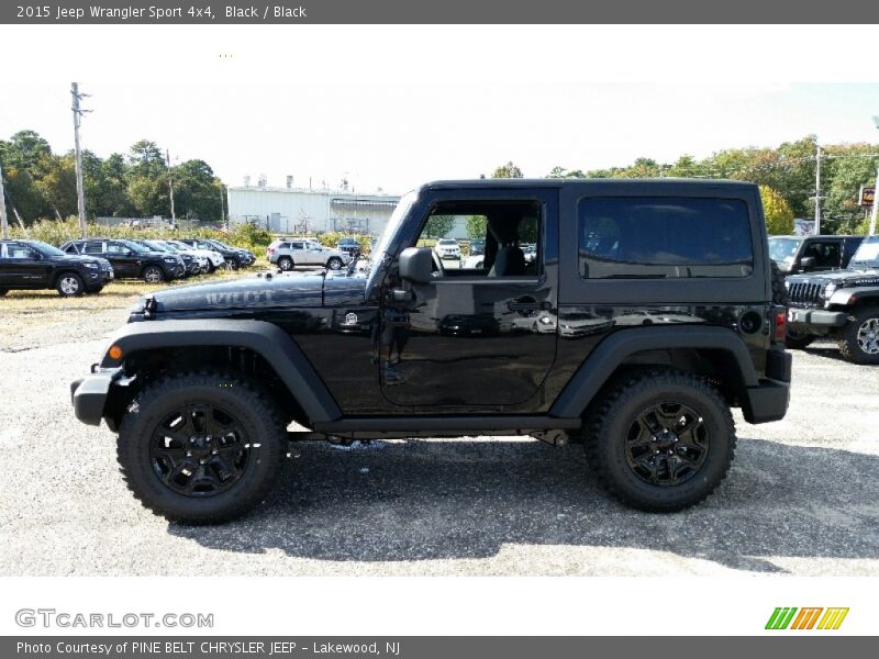 Black / Black 2015 Jeep Wrangler Sport 4x4