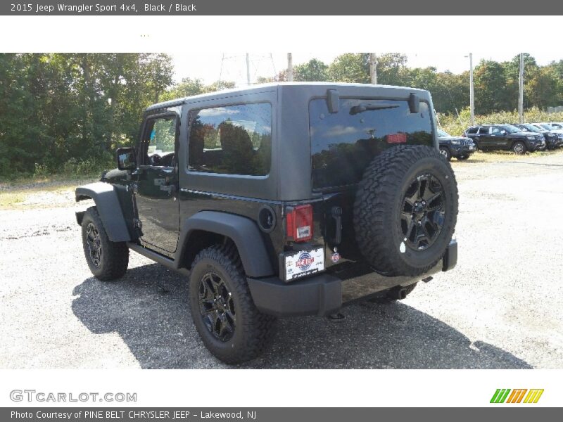 Black / Black 2015 Jeep Wrangler Sport 4x4