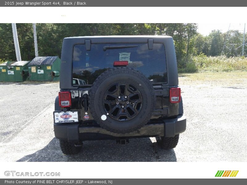 Black / Black 2015 Jeep Wrangler Sport 4x4