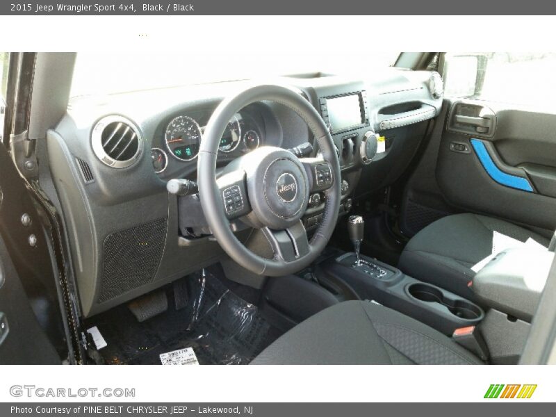 Black / Black 2015 Jeep Wrangler Sport 4x4