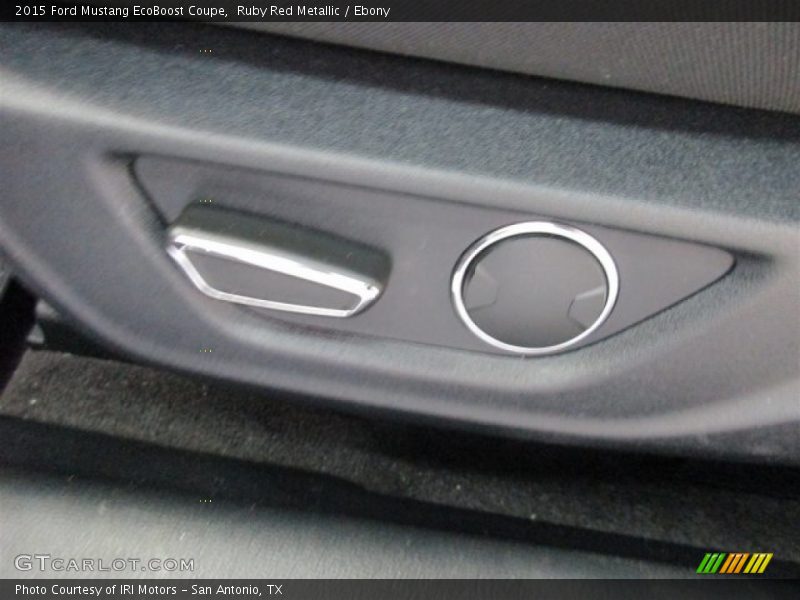 Ruby Red Metallic / Ebony 2015 Ford Mustang EcoBoost Coupe