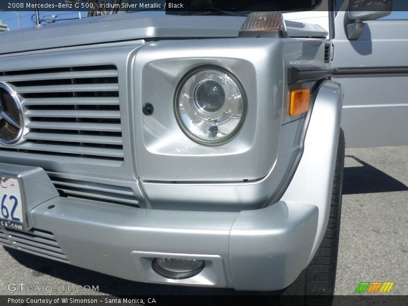 Iridium Silver Metallic / Black 2008 Mercedes-Benz G 500