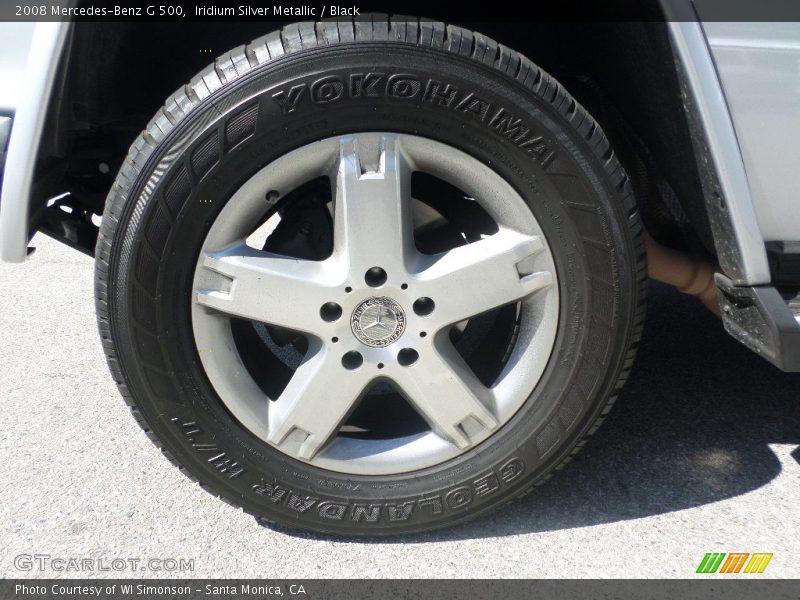 Iridium Silver Metallic / Black 2008 Mercedes-Benz G 500