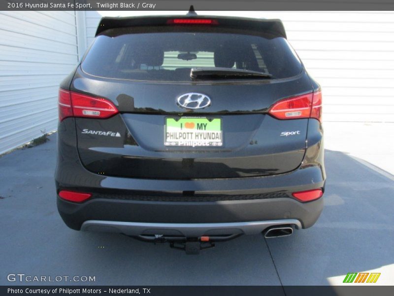 Twilight Black / Gray 2016 Hyundai Santa Fe Sport