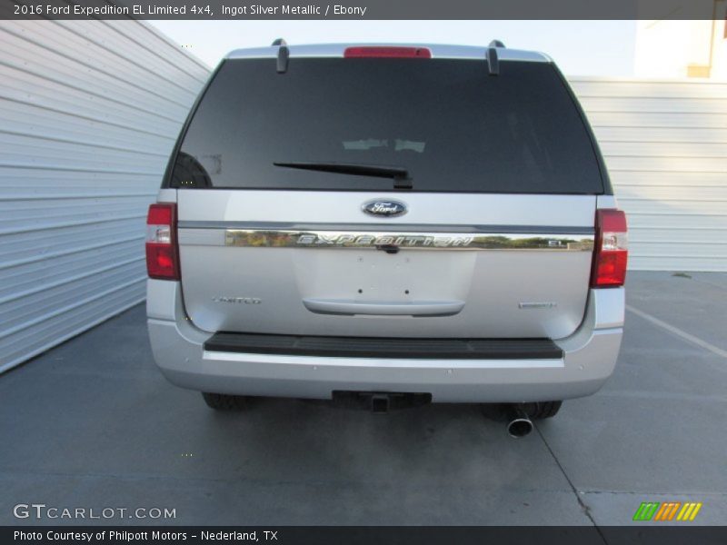 Ingot Silver Metallic / Ebony 2016 Ford Expedition EL Limited 4x4